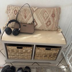 Mudd Room Gray Bench