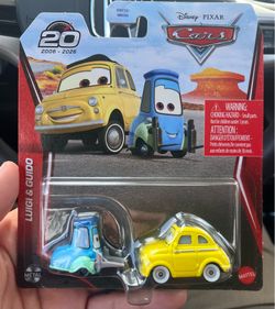 Disney Pixar cars diecast two pack Luigi + Guido