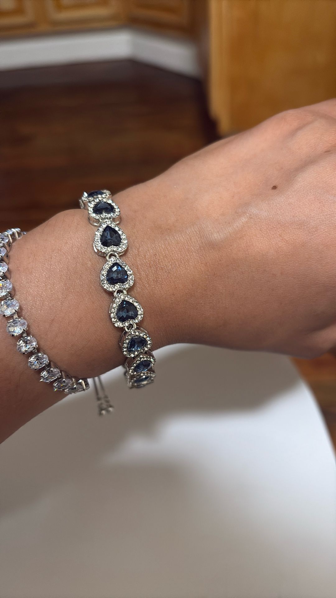 Blue Heart Bracelet