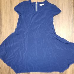 Women's Sz XS Silence + Noise Urban Outfitters Navy Witchy Tee Mini Dress Worn 1-2x W No Flaws Noted
