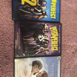 Pitch Perfect Pitch Perfect Two And The Notebook Dvds