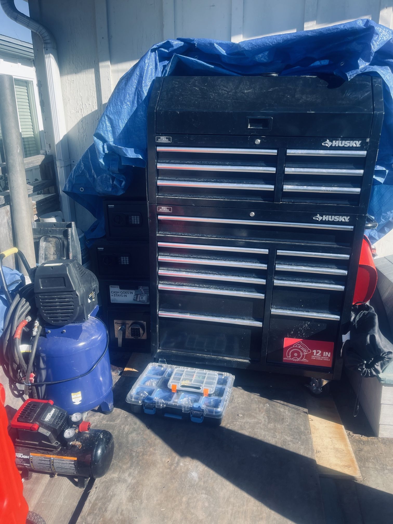 Husky Toolbox And Tools