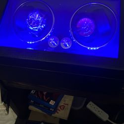 Watch Display With Led Lights 