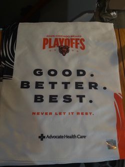 2025 Chicago Bears Playoffs Rally Towel