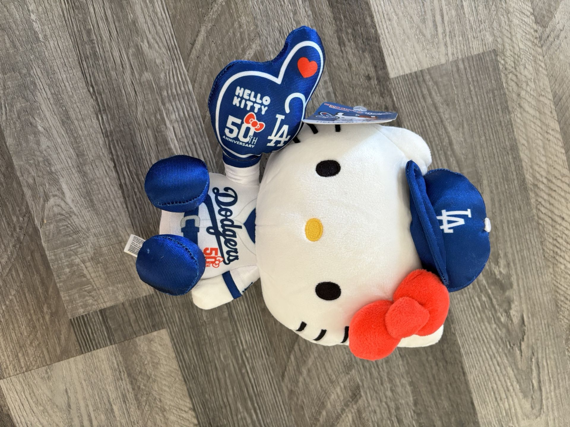Dodgers Hello Kitty Stuffed Animal