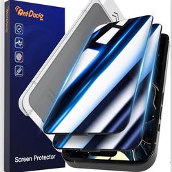 Privacy Screen Protector 9H Glass for iPhone 14 Pro Max Military Grade 2 Pack