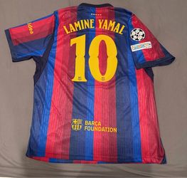 FC Barcelona 2026-27 home Lamine Yamal jersey