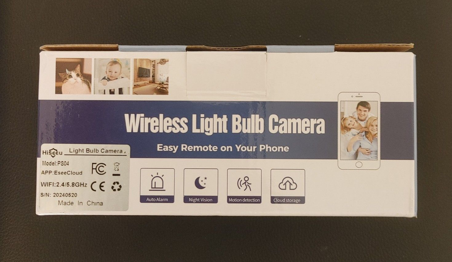 Wireless Light Bulb Camera
