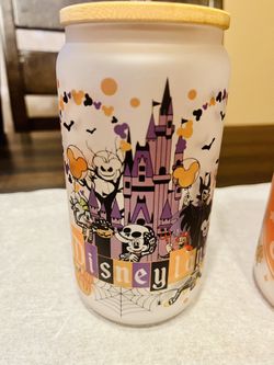 Disney Glass cup