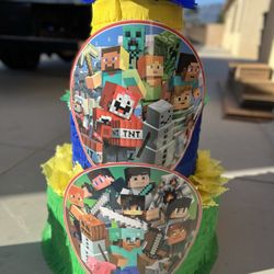 Minecraft Pinata With Balls