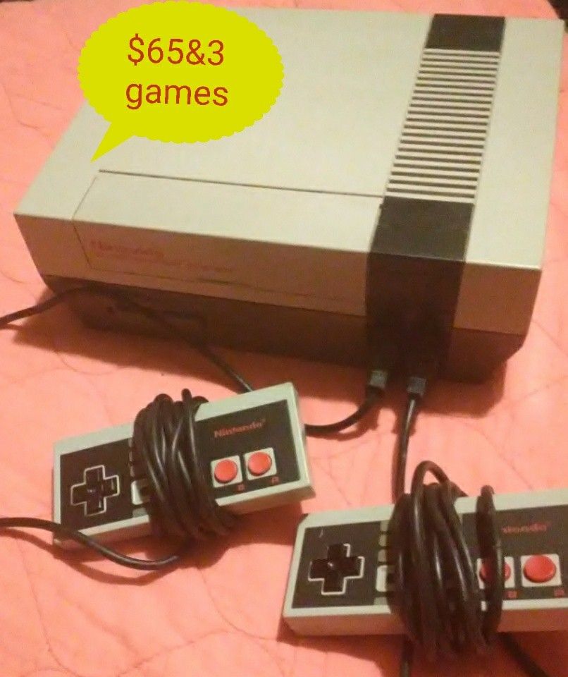 Nintendo system, 2controllers3 games