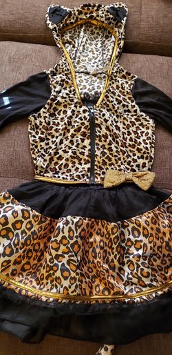 Girl's Cheetah / Leopard /Tiger Costume