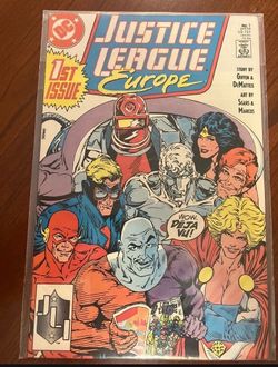 1989 Justice League Europe #1 Comic Book