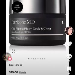 New Perricone MD Cold Plasma+neck&chest Cream