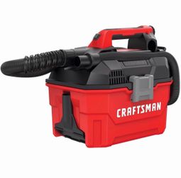 Craftsman (contact info removed)0 Wet/Dry Red Corded Portable Vacuum Cleaner