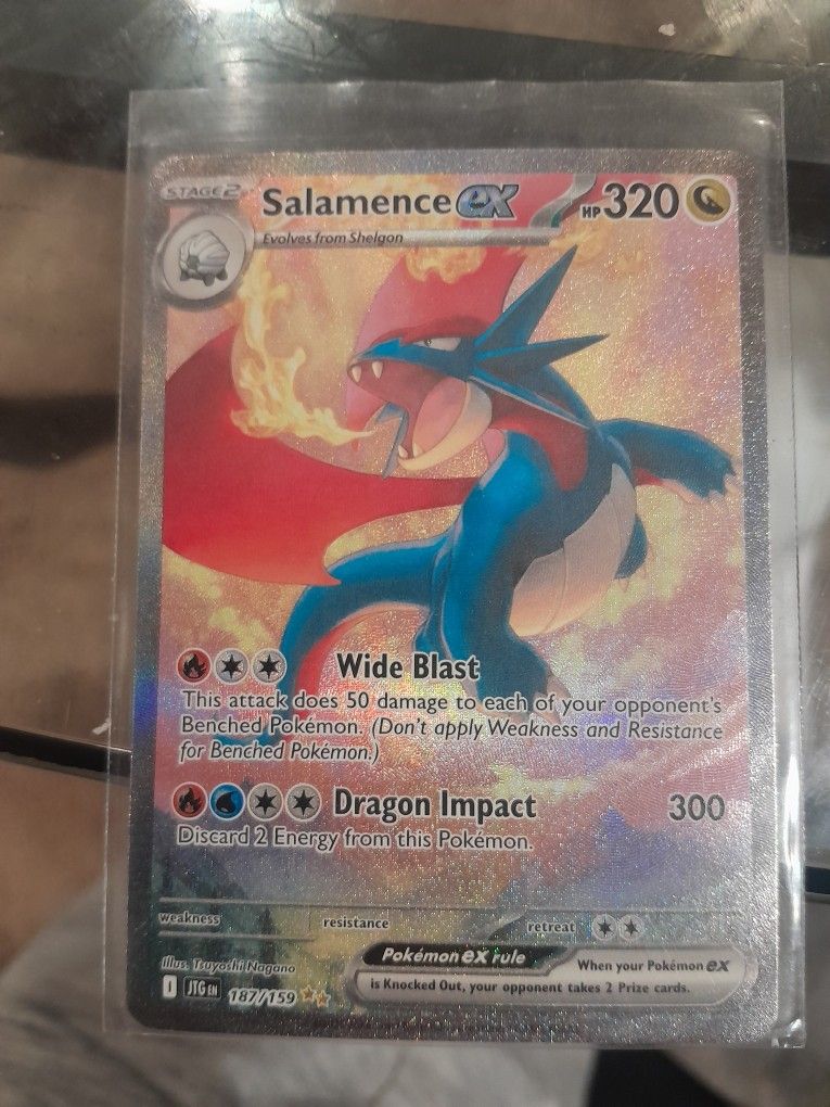 Salamence EX illustrator Rare
