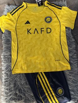 Al Nassr Ronaldo Kids Soccer Jersey
