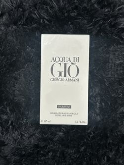 Aqua Di Gio Giorgio Armani Parfum 4.2oz/125ml Brand New With Original Box Sealed