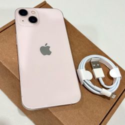 Apple iPhone 13 Pink 256GB Unlocked With Charger.