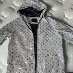 Silver Louis Vuitton Windbreaker 