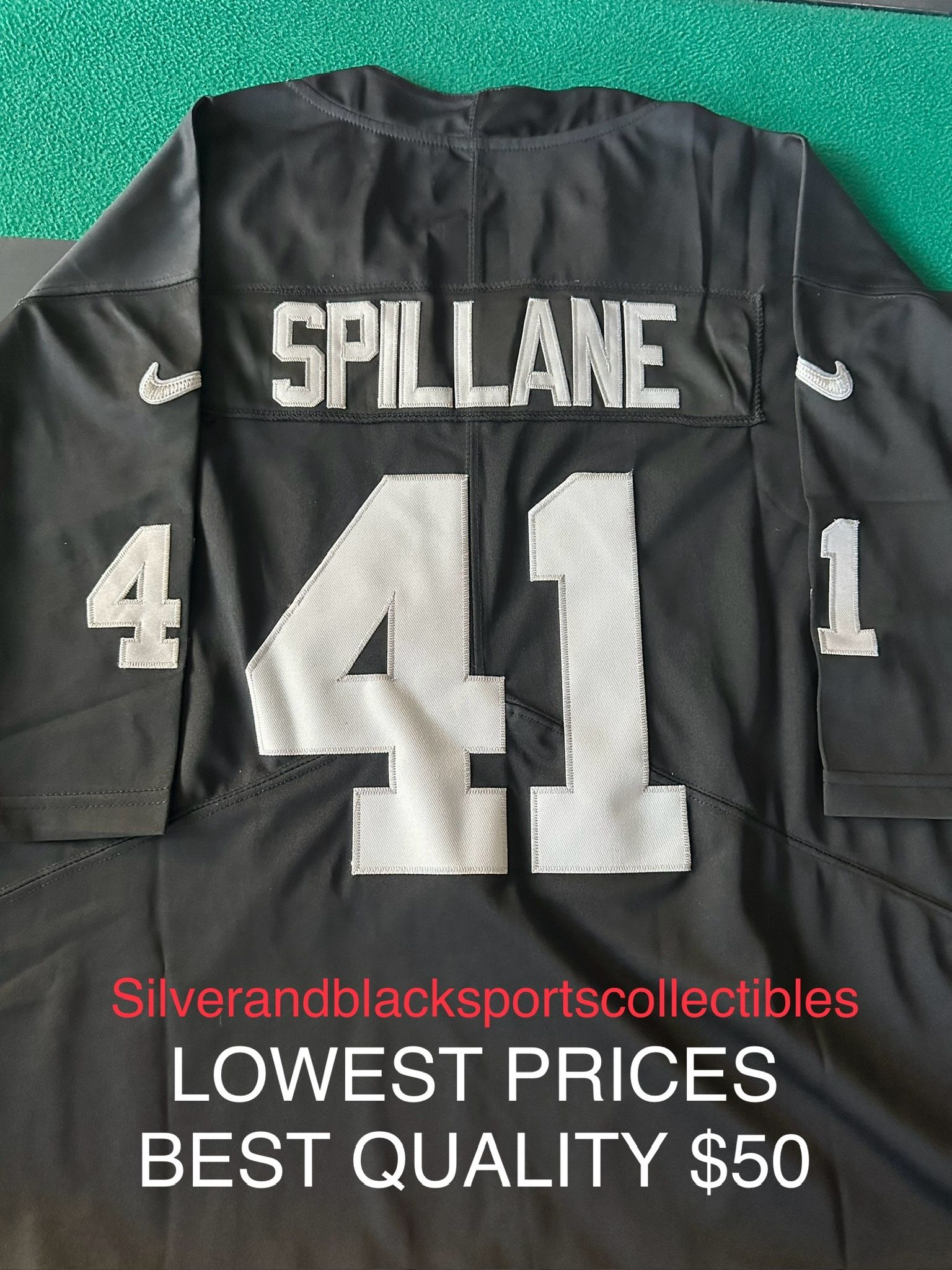 MENS STITCHED LAS VEGAS RAIDERS JERSEY SIZE SMALL UP TO 6XL Ships Same Day If Ordered Before 3pm PST