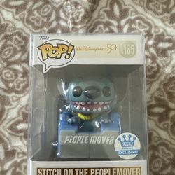 Stitch on The Peoplemover Funko Pop!