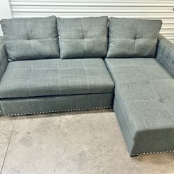 New Never Used Sectional Couch With Trundle And Storage 