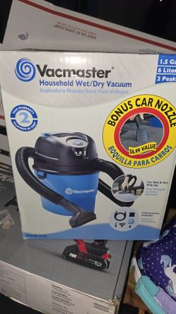 Wet/Dry Vacuum  Vacmaster 1.5-Gallon 
