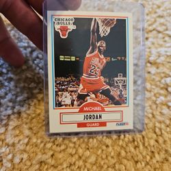 Michael Jordan 90 Fleer Raw