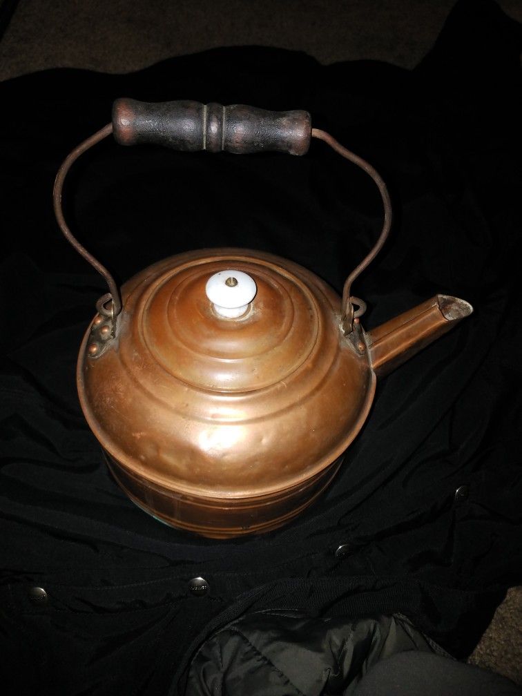 Antique Copper Kettle