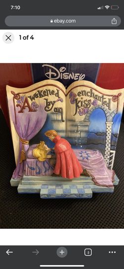 Enchanted Kiss Sleeping Beauty Ceramic Collectible Unopened Disney