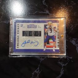2019 Panini Contenders Draft Picks *Jake Browning* Rookie Auto