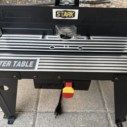 Router Table Bench Top 34 x 13 Inch On Off Switch