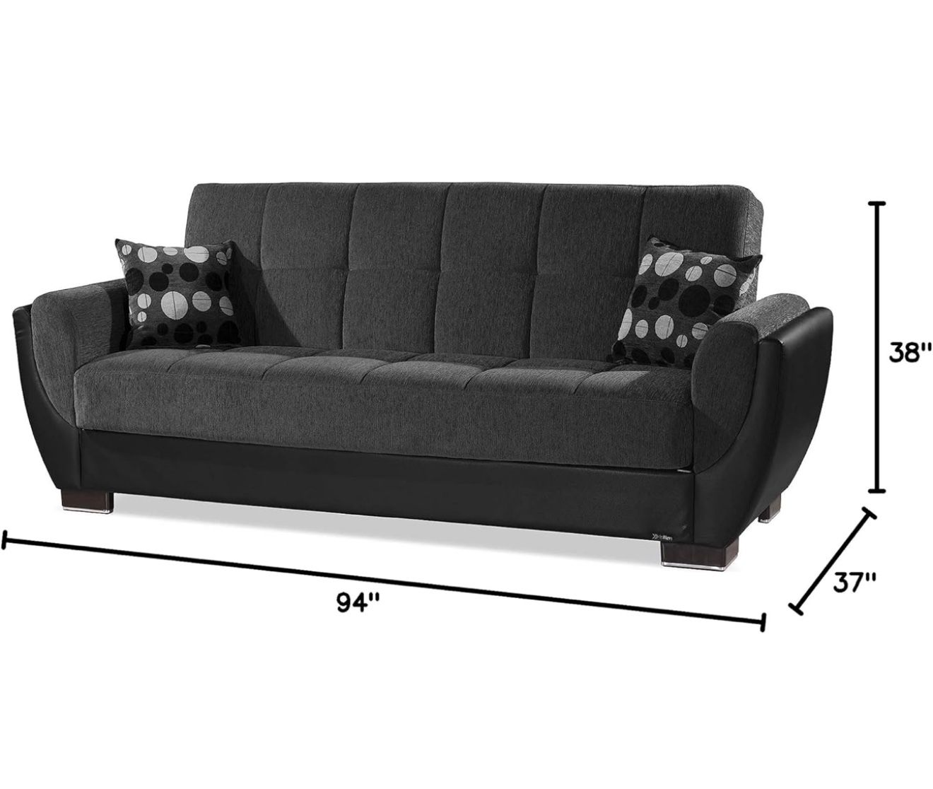 Ottomanson Sofabed Futon Couch With Storage 