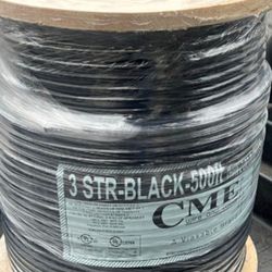 Wire #3 Thhn 500 Fts Standed Copper Roll New 