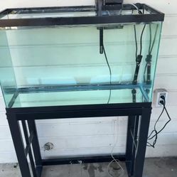 40 Inch Fish Tank With Iron Rod Stand