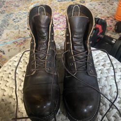 Red Wings Iron Ranger Boots In Amber Size 11D