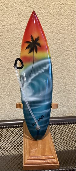 Souvenir Miniature Surfboard From Costa Rica