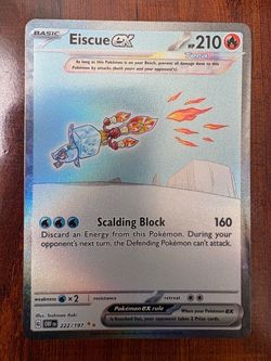 Pokemon Eiscue 222/197 Obsidian Flames Special Illustration Rare Holo MP 🧊