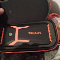 The Tacklife T8 is a 12V portable lithium car jump starter (800A-1200A peak, 18,000-20,000mAh) designed to jump-start engines (up to 7L gas/5.5L diese