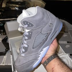 Wolf grey Jordan 5s