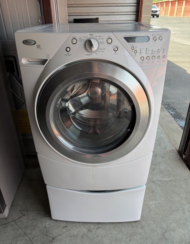 White Whirlpool Washer