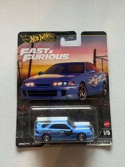 Hot Wheels Premium Fast & Furious Custom Acura Integra Sedan GSR