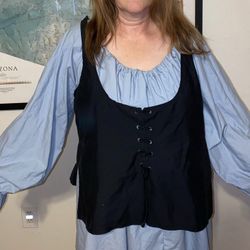 Plus Size Faux Corset