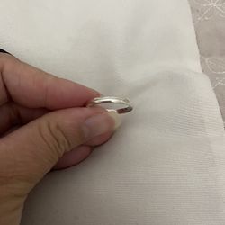 Real 925 Sterling Silver Wedding Band Size 11