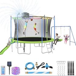 12 FT TRAMPOLINE WITH SWING SET