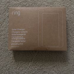Ring Solar Charger