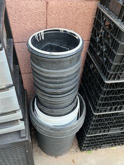 Black Plastic Nursery Pots