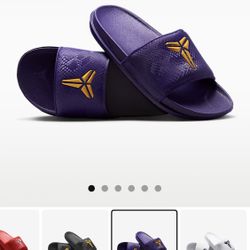Nike Kobe Slides Size 9 Men’s Size 10 Women’s 