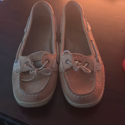 Sperry Womens Angelfish Leather Boat Shoes 